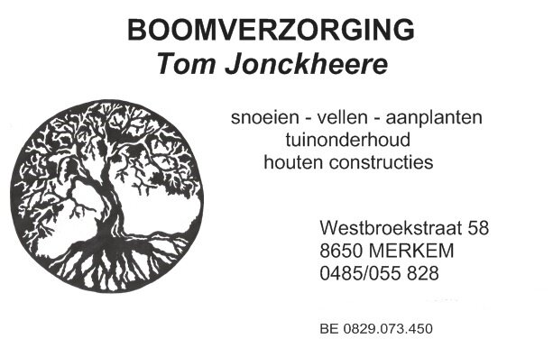 Boomverzorging Tom Jonckheere
